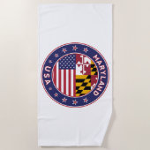 Serviette De Plage Maryland (Devant)