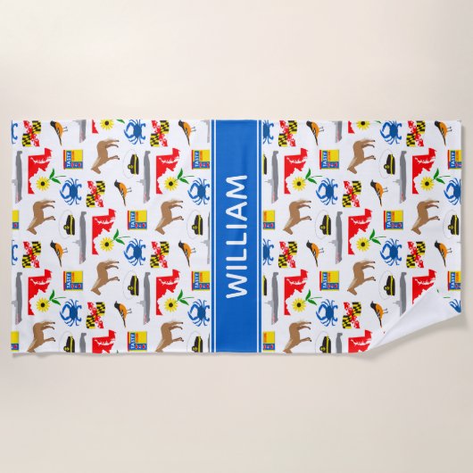 Serviette De Plage Maryland (Devant)