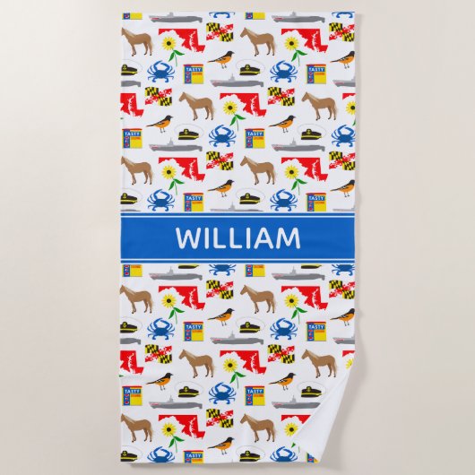 Serviette De Plage Maryland (Devant)