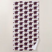 Serviette De Plage Mat de bain (Devant)