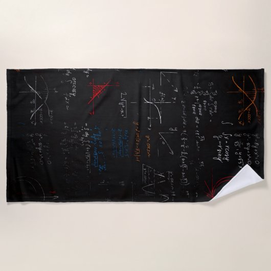 Serviette De Plage Math Beach Towel (Devant)