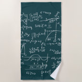 Serviette De Plage Mathématiques (Devant)