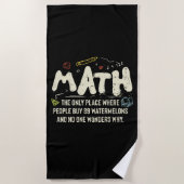 Serviette De Plage Mathématiques Mathématiques Mathématiques Math Ens (Devant)