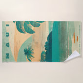 Serviette De Plage Maui de l'île tropicale