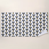 Serviette De Plage médaille (Devant)