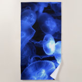 Serviette De Plage Méduse Lumineuse (Devant)