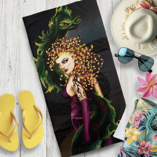 Serviette De Plage Méduse Mythologie grecque Snake Gorgon