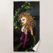 Serviette De Plage Méduse Mythologie grecque Snake Gorgon (Devant)