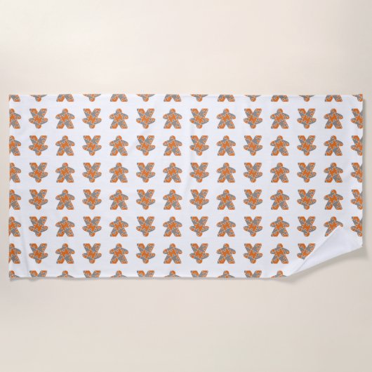 Serviette De Plage Meeple (Devant)