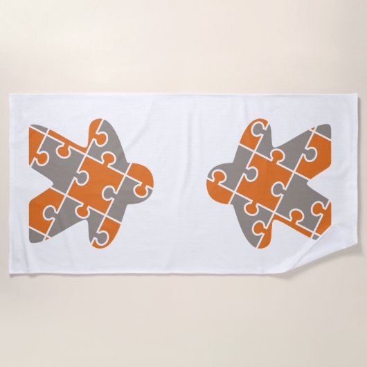 Serviette De Plage Meeple (Devant)