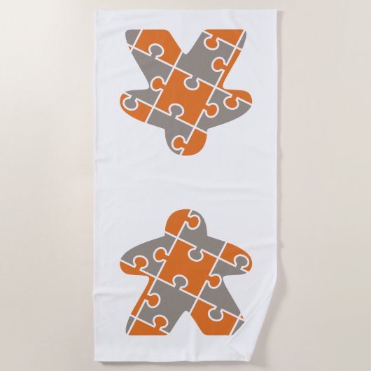 Serviette De Plage Meeple (Devant)