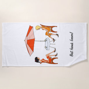 Serviette De Plage Meilleur ami