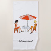 Serviette De Plage Meilleur ami (Devant)