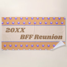 Meilleur Ami Reunion Blue Poeach Polka Dot BFF