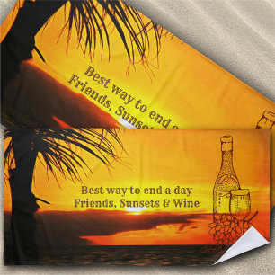 Serviette De Plage Meilleur moyen de terminer la journée 2441 Beach T