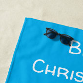 Serviette De Plage Meilleur Noël jamais Père Noël Manatee Noël (En situation)