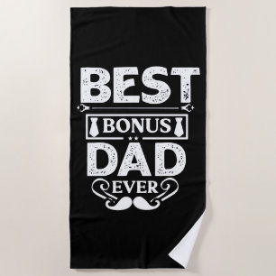 Serviette De Plage Meilleur papa de bonification