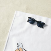 Serviette De Plage Meilleur papa par rapport (En situation)