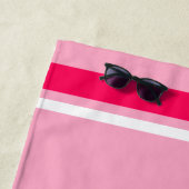 Serviette De Plage Meilleure maman personnalisée Fraise Fête des mère (En situation)
