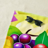 Serviette De Plage Mélange de fruits vibrant Art (En situation)