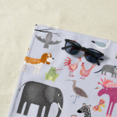 Serviette De Plage Ménagerie animale (En situation)