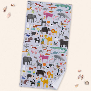 Serviette De Plage Ménagerie animale