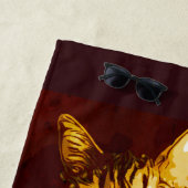 Serviette De Plage Meow Arsty Kitty (En situation)