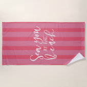Serviette De Plage Mer À La Plage (Devant)