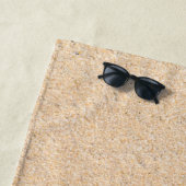 Serviette De Plage Mer À La Plage (En situation)