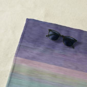 Serviette De Plage Mer abstraite et ciel (En situation)