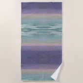 Serviette De Plage Mer abstraite et ciel (Devant)
