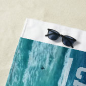 Serviette De Plage Mer de Cancun Mexique (En situation)