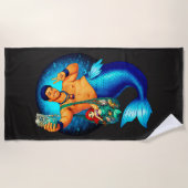 Serviette De Plage Merbear Lagoon - Kai Mizuno (Devant)