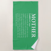 Serviette De Plage Mère (Devant)