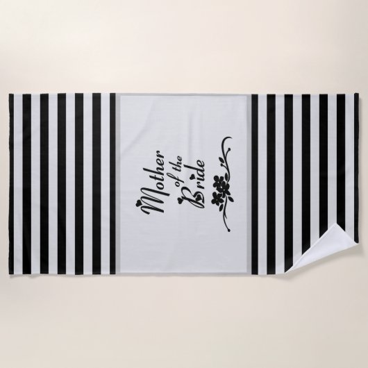 Serviette De Plage Mère Classique De La Mariée (Devant)