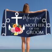 Serviette De Plage Mère de la chambre Mariage personnalisé