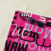 Serviette De Plage MÈRE Mère Mères Jour Cadeau Plage Plage serviette  (En situation)