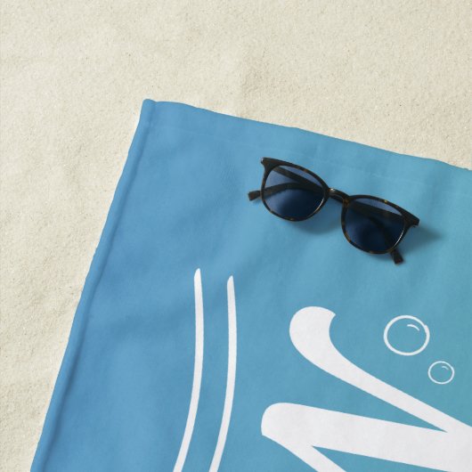 Serviette De Plage Mermaid (En situation)