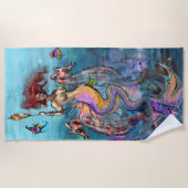 Serviette de plage Mermaid (Devant)