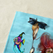 Serviette de plage Mermaid (En situation)