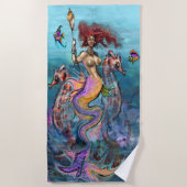Serviette de plage Mermaid (Devant)