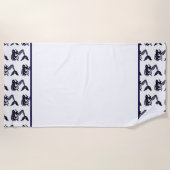 Serviette de plage Mermaid (Devant)