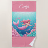 Serviette de plage Mermaid (Devant)