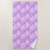 Serviette de plage Mermaid Design (Devant)