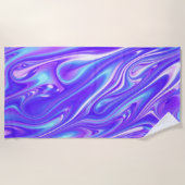 Serviette De Plage Mermaid Giggles Abstrait (Devant)