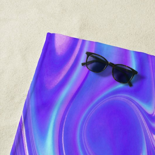 Serviette De Plage Mermaid Giggles Abstrait (En situation)