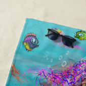 Serviette de plage Mermaid Jellyfish (En situation)
