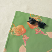 Serviette De Plage Mermaid Rose romantique (En situation)