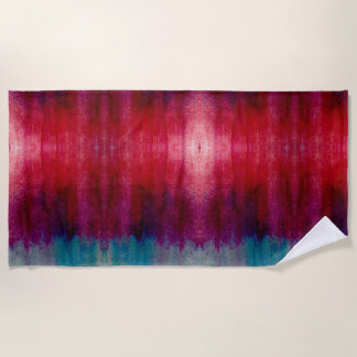 Serviette De Plage Mermaid Splash Watercoloring Art