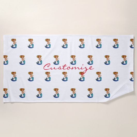 Serviette De Plage Mermaid Thunder_Cove (Devant)